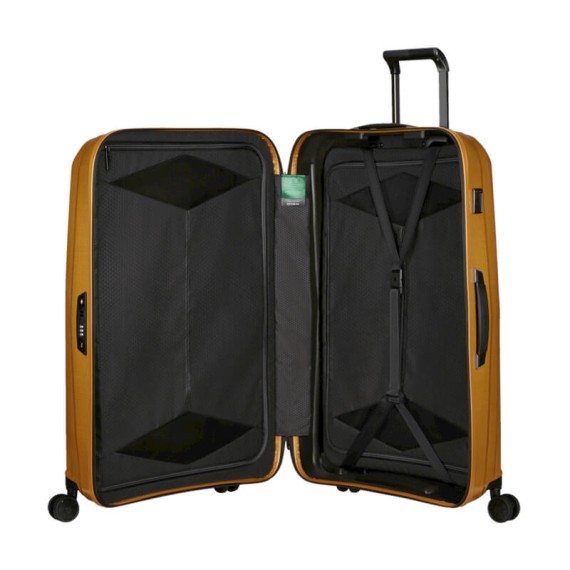 Samsonite Mala de Viagem / Trolley Grande 77cm 4R MAJOR-LITE Amarela | Ref. 92KM100416