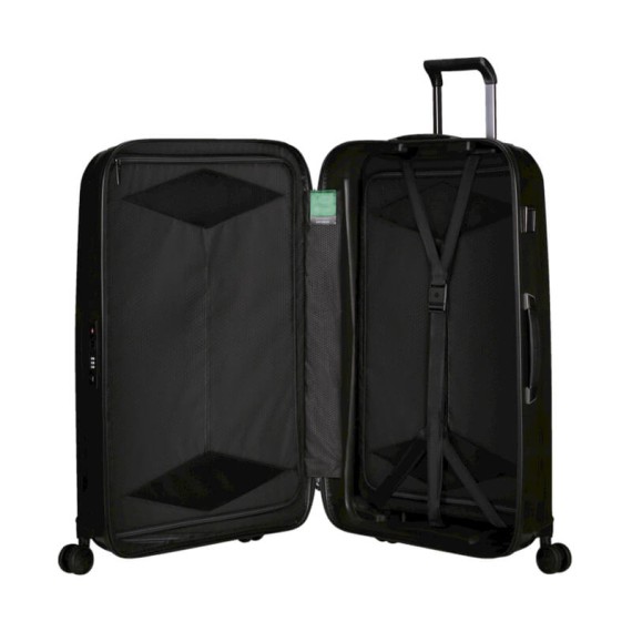 Samsonite Mala de Viagem / Trolley Grande 77cm 4R MAJOR-LITE Preta | Ref. 92KM100409