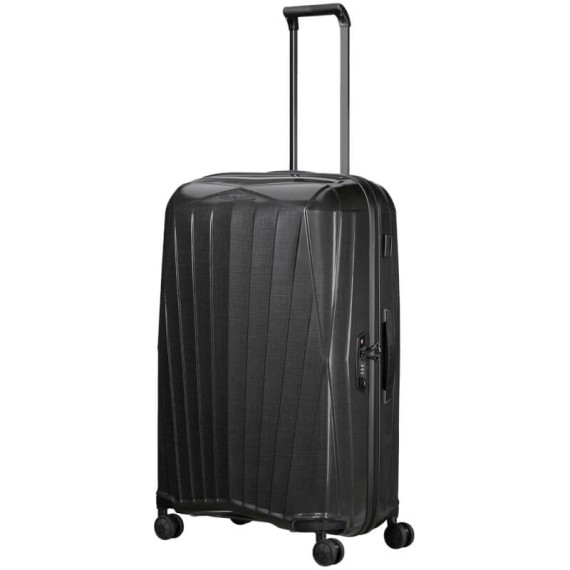 Samsonite Mala de Viagem / Trolley Grande 77cm 4R MAJOR-LITE Preta | Ref. 92KM100409