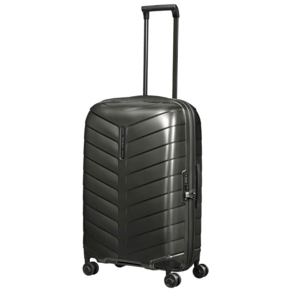 Samsonite Mala de Viagem / Trolley Médio 69cm 4R ATTRIX Antracite | Ref. 92KK800308