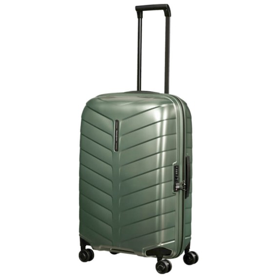 Samsonite Mala de Viagem / Trolley Médio 69cm 4R ATTRIX Verde | Ref. 92KK800314