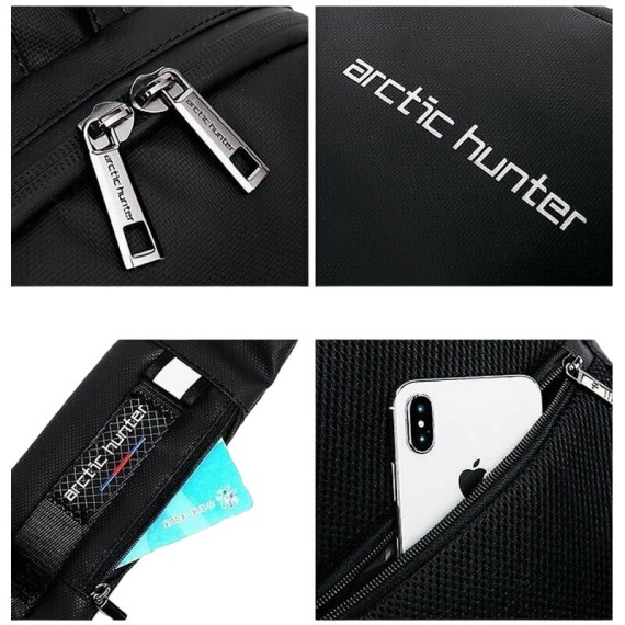 Mochila de Traçar Arctic Hunter YUKON Preta | Ref. 235.ARMO285