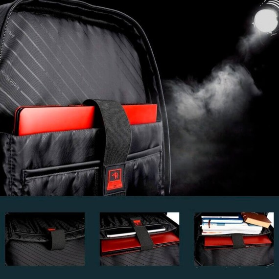Mochila para Portátil 15.6” Arctic Hunter BORDEL Preta | Ref. 235.ARMO287