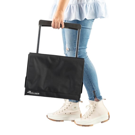 Rolser Carro de Compras PLEGAMATIC Desmontável Liso 2R 40L Preto | Ref. 253.040094