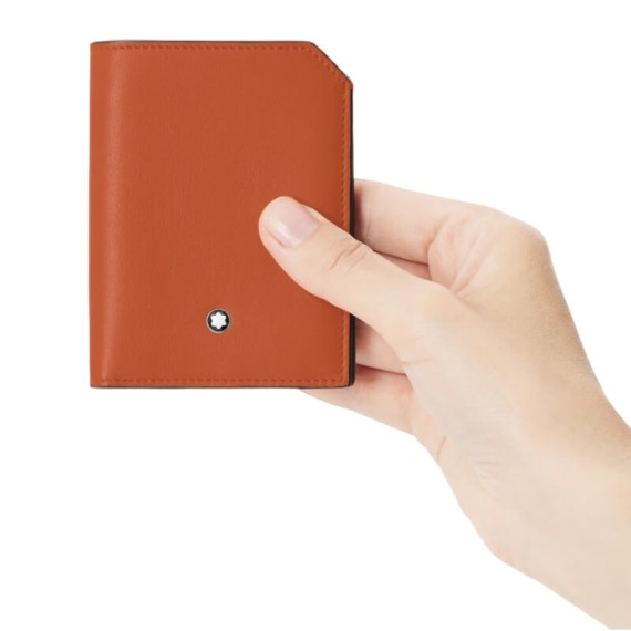 Carteira 4CC Montblanc MEISTERISTÜCK Selection Soft Spicy Orange | Ref. 238.131244