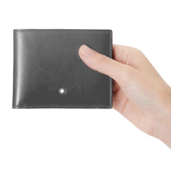 Carteira Horizontal 6CC MONTBLANC Meisterstück Cinza | Ref. 238.131682