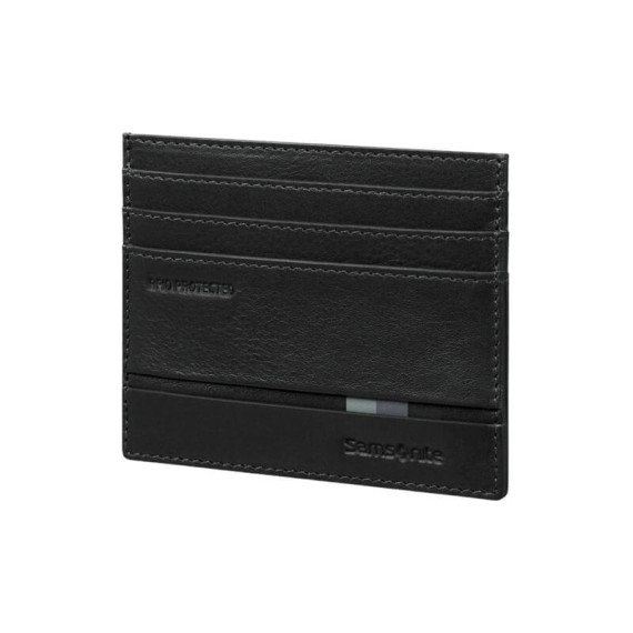Samsonite Porta-Cartões Horizontal 6CC FLAGGED 2.0 SLG Preta | Ref. 92KM773209