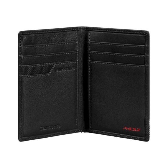Samsonite Porta Cartões Vertical 6CC PRO-DLX 6 SLG Preto | Ref. 92KK315109