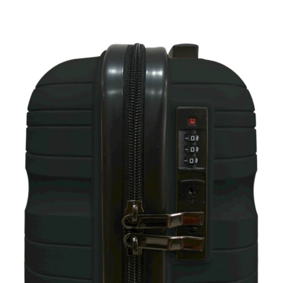 Mala de Cabine / Trolley 45cm 4R. Amovíveis Easyjet 22 Preta | Ref. 337.22P