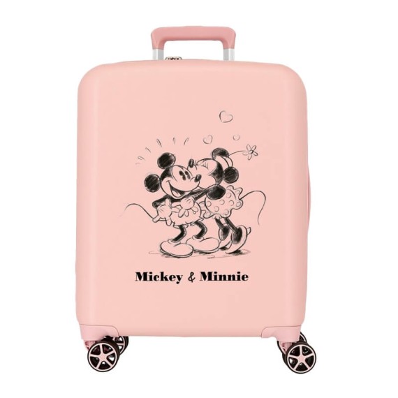 Mala de Cabine / Trolley 55cm 4R Mickey & Minnie Kisses Nude | Ref. 186.3739328