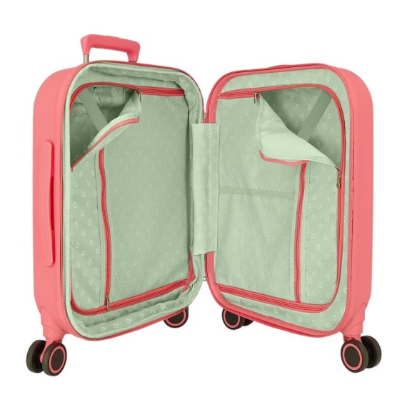 Mala de Cabine / Trolley 55cm 4R Minnie DISNEY 100 HAPINESS Coral | Ref. 186.3669122