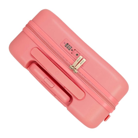 Mala de Cabine / Trolley 55cm 4R Minnie DISNEY 100 HAPINESS Coral | Ref. 186.3669122