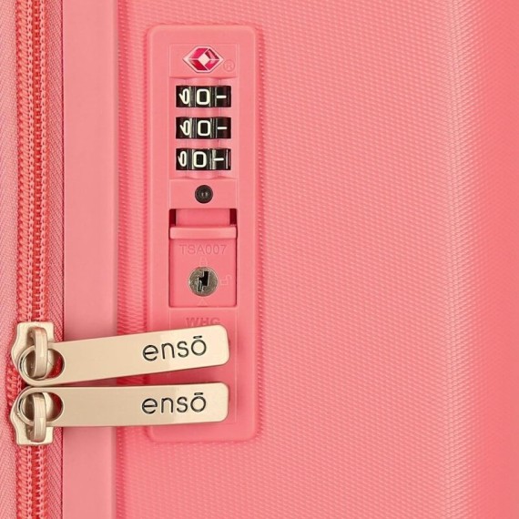 Mala de Cabine / Trolley 55cm 4R Minnie DISNEY 100 HAPINESS Coral | Ref. 186.3669122