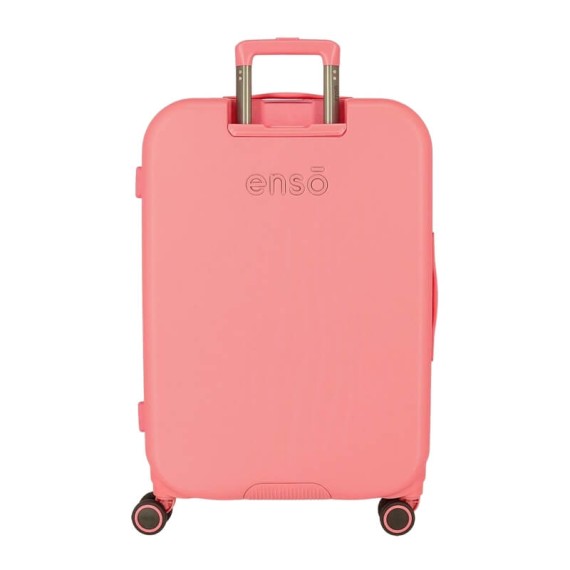 Mala de Viagem / Trolley Médio 70cm 4R Minnie DISNEY 100 HAPINESS Coral | Ref. 186.3669222