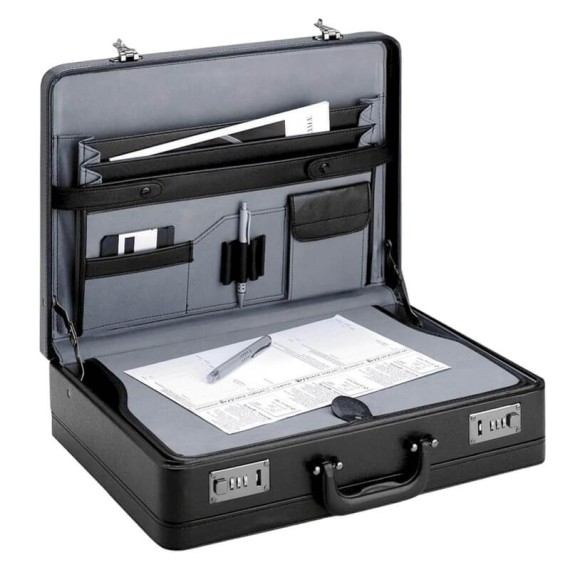 Pasta Diplomata Attache D&N 2620 Preta | Ref. 345.262001 Pasta Diplomata Attache D&N 2620 Preta | Ref. 345.262001