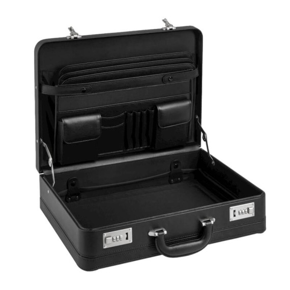 Pasta Diplomata Attache D&N 2631 Preta | Ref. 345.263101