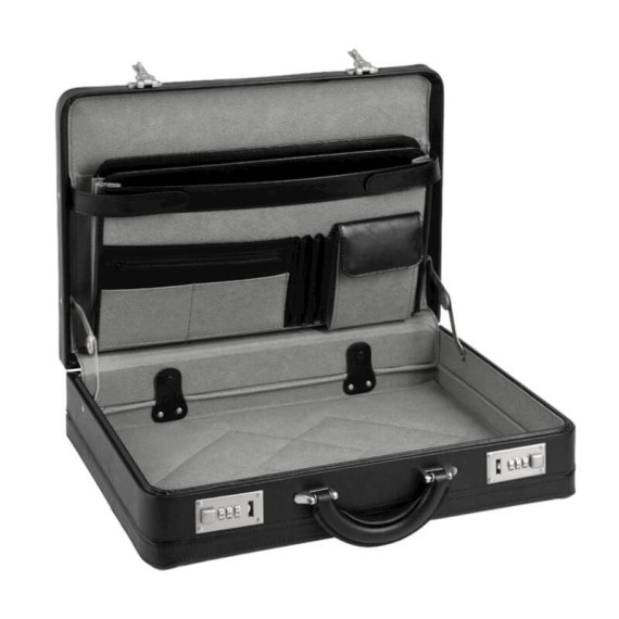 Pasta Diplomata Attache D&N 2663 Preta | Ref. 345.266301