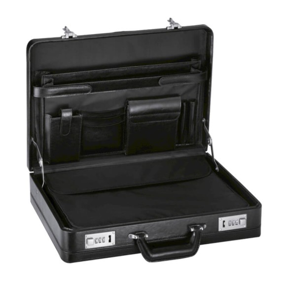 Pasta Diplomata Attache D&N 2664 Preta | Ref. 345.266401 Pasta Diplomata Attache D&N 2664 Preta | Ref. 345.266401