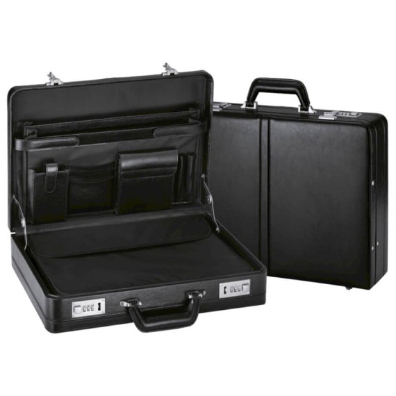 Pasta Diplomata Attache D&N 2664 Preta | Ref. 345.266401 Pasta Diplomata Attache D&N 2664 Preta | Ref. 345.266401