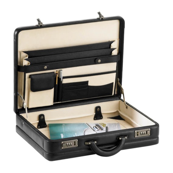 Pasta Diplomata Attache D&N 2665 Preta | Ref. 345.266501 Pasta Diplomata Attache D&N 2665 Preta | Ref. 345.266501