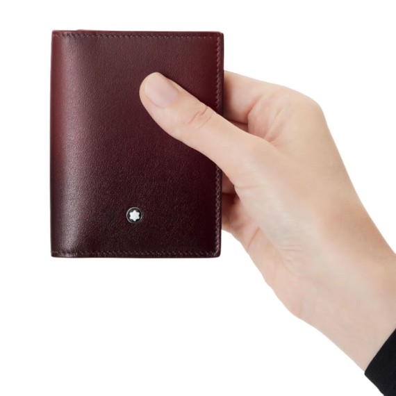 Porta-Cartões Vertical 4CC MONTBLANC Meisterstück Burgundy | Ref. 238.131683