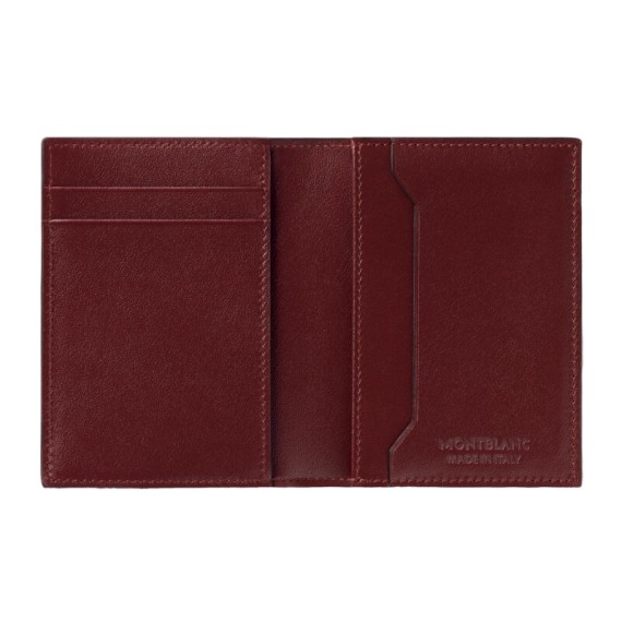 Porta-Cartões Vertical 4CC MONTBLANC Meisterstück Burgundy | Ref. 238.131683