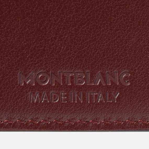 Porta-Cartões Vertical 4CC MONTBLANC Meisterstück Burgundy | Ref. 238.131683
