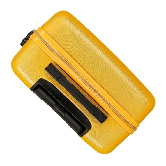 Mala de Viagem / Trolley Médio 65cm 4R ROLL ROAD Flex Amarela | Ref. 186.584946DB