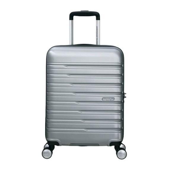 AMERICAN TOURISTER Mala de Cabine 55cm 4R Flashine Prata | Ref. 92ME800125