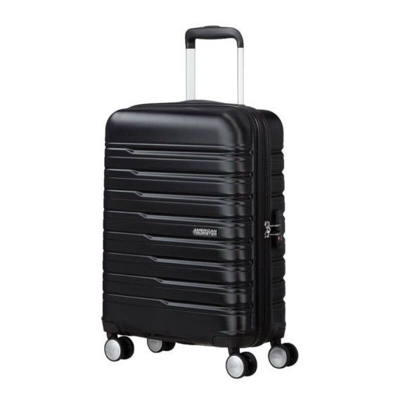 AMERICAN TOURISTER Mala de Cabine 55cm 4R Flashline Preta | Ref. 92ME800109