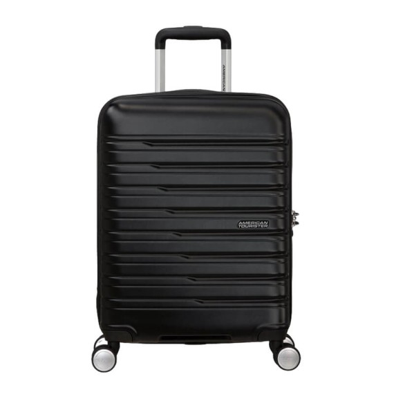 AMERICAN TOURISTER Mala de Cabine 55cm 4R Flashline Preta | Ref. 92ME800109
