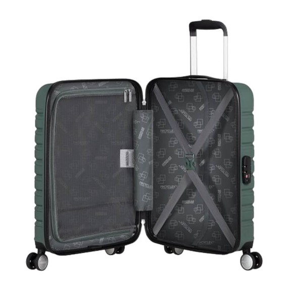 AMERICAN TOURISTER Mala de Cabine 55cm 4R Flashline Verde Floresta | Ref. 92ME800104
