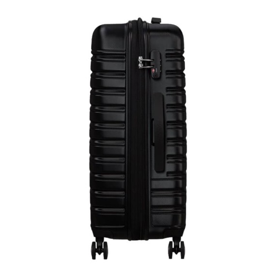 AMERICAN TOURISTER Mala de Viagem Média 67cm 4R Exp. Flashline Preta | Ref. 92ME800209