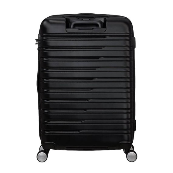 AMERICAN TOURISTER Mala de Viagem Média 67cm 4R Exp. Flashline Preta | Ref. 92ME800209