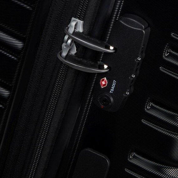 AMERICAN TOURISTER Mala de Viagem Média 67cm 4R Exp. Flashline Preta | Ref. 92ME800209