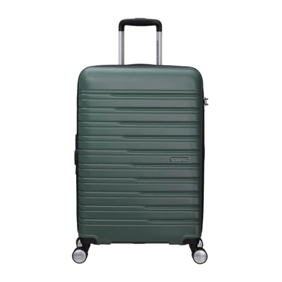 AMERICAN TOURISTER Mala de Viagem Média 67cm 4R Exp. Flashline Verde Floresta | Ref. 92ME800204