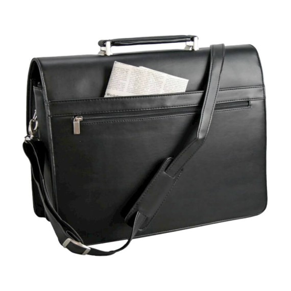 Pasta c/ Asa de Mão D&N 5180 Preta | Ref. 345.518001