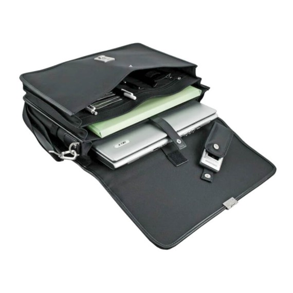 Pasta c/ Asa de Mão D&N 5668 Preta | Ref. 345.566801