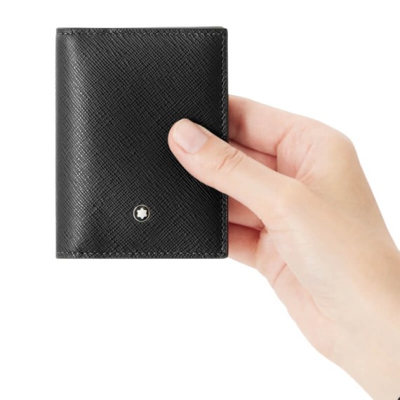 Porta-Cartões Vertical 4CC MONTBLANC Sartorial Preto | Ref. 238.130322