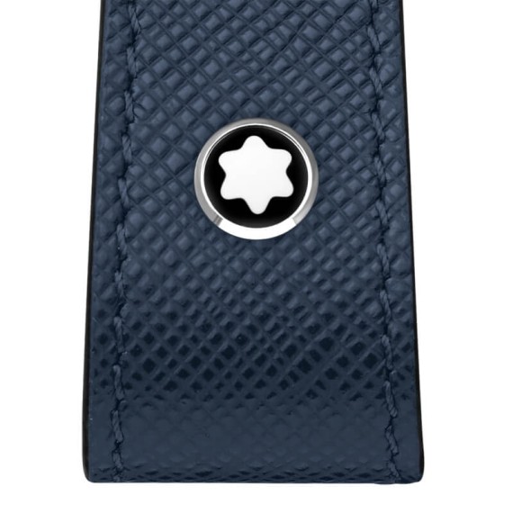 Porta-Chaves Duplo Anel MONTBLANC Sartorial Azul Escuro | Ref. 238.131735