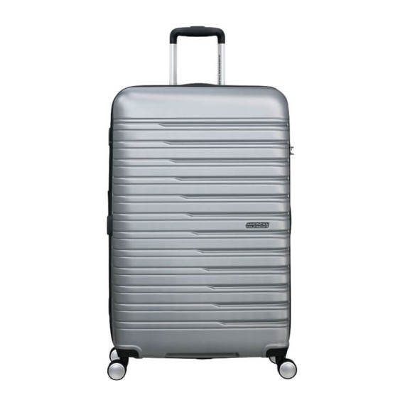 AMERICAN TOURISTER Mala de Viagem Grande 78cm 4R Exp. Flashline Prata | Ref. 92ME800325