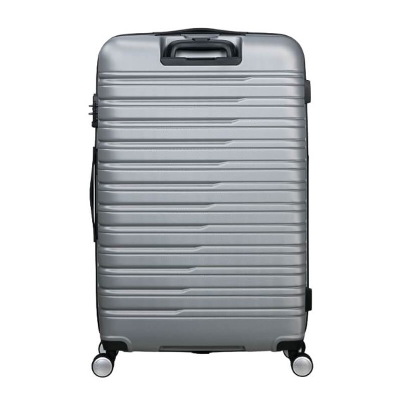 AMERICAN TOURISTER Mala de Viagem Grande 78cm 4R Exp. Flashline Prata | Ref. 92ME800325