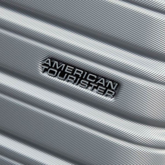 AMERICAN TOURISTER Mala de Viagem Grande 78cm 4R Exp. Flashline Prata | Ref. 92ME800325
