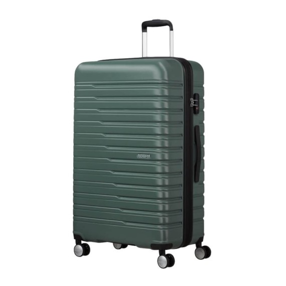AMERICAN TOURISTER Mala de Viagem Grande 78cm 4R Exp. Flashline Verde Floresta | Ref. 92ME800304
