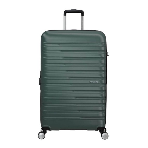 AMERICAN TOURISTER Mala de Viagem Grande 78cm 4R Exp. Flashline Verde Floresta | Ref. 92ME800304
