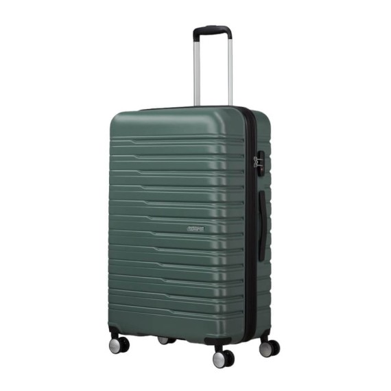 AMERICAN TOURISTER Mala de Viagem Grande 78cm 4R Exp. Flashline Verde Floresta | Ref. 92ME800304