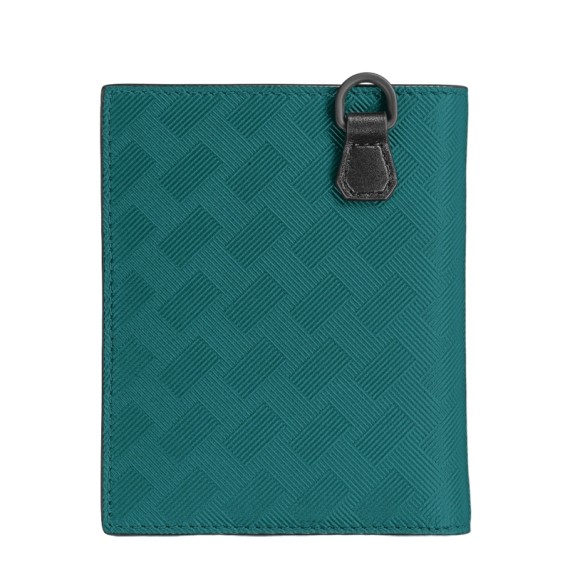 Carteira Compacta 6CC MONTBLANC Extreme 3.0 Turquesa/Preta | Ref. 238.131774