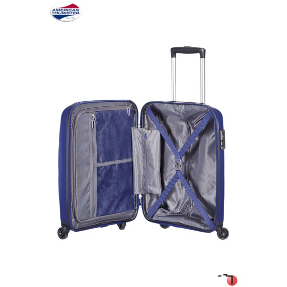 AMERICAN TOURISTER Mala de Cabine / Trolley 55cm 4R Bon Air Azul Marinho | Ref. 9285A00141 AMERICAN TOURISTER Mala de Cabine / Trolley 55cm 4R Bon Air Azul Marinho | Ref. 9285A00141