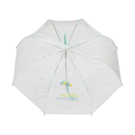 Guarda-Chuvas Comprido Automático Clima 61/8 19220 Azul Gotas | Ref. 241.19220VG