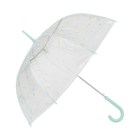 Guarda-Chuvas Comprido Automático Clima 61/8 19220 Azul Gotas | Ref. 241.19220VG
